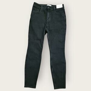 Abercrombie & Fitch Jeans The Skinny High-rise Women's Sz 4R/27 Black slim leg